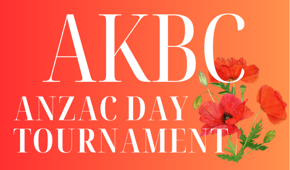 ANZAC Day Open 8B Pairs kindly supported by Boutique Audiology