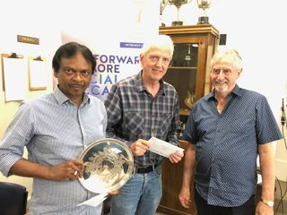 Winners of the 7 St Vincent 8B tournament, Corbans Salver