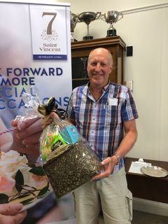 Winner of the Sponsors Basket Barry Palmer